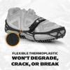 Yaktrax Pro Plus Traction Cleats for Ice and Snow, 360 Steel Coil Grip for All-Direction Traction, Flexible Thermoplastic Upper, Easy On/Off with Heel Tab, Includes Carry Bag & Carabiner, Medium view 3