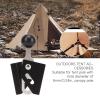 Adjustable Aluminium Alloy Tent Pole Tips Caps, Puncture Proof Single Tent Support Thimble, Lightweight Camping Accessory for 6mm Aperture Poles view 2