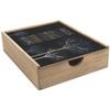 Cottage Garden The Best Things In Life 11.75 x 9.5 x 2.95 Inch, Durable MDF Wood Large Walnut Finish Sliding Lid Memory Keepsake Box view 1