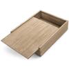 Cottage Garden The Best Things In Life 11.75 x 9.5 x 2.95 Inch, Durable MDF Wood Large Walnut Finish Sliding Lid Memory Keepsake Box view 3