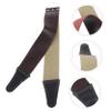 HONMEET Thicken Leather Canvas Knife Cloth Razor Sharpening Strop for Razor Blades Random Color view 4