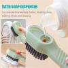 2 in 1 Multifunction Cleaning Brush,Noticeablek Cleaning Brush with Soap Dispenser,Multifunction Cleaning Brush,2024 New Laundry Brush Shoe Brush Shoe Cleaning Brush Liquid Shoe Brush /825 view 2