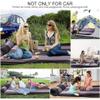 WYMZF Car Inflatable Mattress, for Toyota Highlander 2014-2019 Outdoor Camping Travel Portable Sleeping Pad AdjustableWear Resistant, Auto Accessories,B-Blue view 3