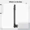 yeeplant Portable High-Pressure Aluminum Bike Pump, Shock and Fork Inflator for Mountain and Road Bikes, Fits Schrader & Presta Valves view 3