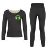 RKJVB M Dreamy Mushrooms And Tree Thermal Underwear Set for Women Long Johns Women Base Layer Top Bottom for Cold Weather view 4