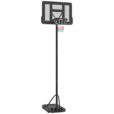 Portable Basketball Stand, Outdoor Basketball Stand, Pool Basketball Stand, 7.5-10 Ft Height Adjustable, 43.25 Inch Backboard, Wheels and Fillable Base, Suitable for Teenagers and Adults