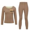 RKJVB M Silhouette of A Jazz Quartet Performing Thermal Underwear Set for Women Long Johns Women Base Layer Top Bottom for Cold Weather view 4