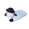 Ariarly Snow Tube Inflatable Snow Sled with Sturdy Handles, Cartoon Snowman Design, PVC Material, 1-2 Person Capacity, Ages 5+ view 1