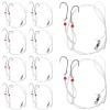 yeeplant 10 Pcs Pompano Rigs Surf Fishing Tackle Set, Saltwater Hi/Lo Tackle with High Sensitivity Floats, 3/0 Mustad Hooks, 36 Inch 30 Leader, Perfect for Cod, Snapper, Flounder, Sea Bass view 1