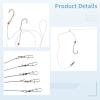 yeeplant 10 Pcs Pompano Rigs Surf Fishing Tackle Set, Saltwater Hi/Lo Tackle with High Sensitivity Floats, 3/0 Mustad Hooks, 36 Inch 30 Leader, Perfect for Cod, Snapper, Flounder, Sea Bass view 2