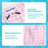 maamgic Boys Swim Trunks with Compression Liner Toddler Stretch Swim Shorts Quick Dry Swimming Trunks Boxer Brief 2 in 1 Beach Shorts Pink Gingham 8 view 3