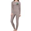 RKJVB M Field Printed Music Thermal Underwear Set for Women Long Johns Women Base Layer Top Bottom for Cold Weather view 1