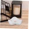 Unomor Ceramic Jewelry Display Tray Lightweight Trinket Dish for Cosmetics Jewelry Storage Elegant Irregular Design Smooth for Earrings and Bracelets Photo Prop view 2