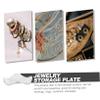 Unomor Ceramic Jewelry Display Tray Lightweight Trinket Dish for Cosmetics Jewelry Storage Elegant Irregular Design Smooth for Earrings and Bracelets Photo Prop view 3