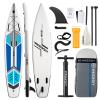 Wkersiy Cruise Inflatable Stand-Up Paddle Board, 12' 6" Length 32" Width 6" Depthm Touring SUP Suitable for Long Distance Paddling with 400LB Capacity 2 Persons Inflatable Paddle Board view 1