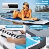 Wkersiy Cruise Inflatable Stand-Up Paddle Board, 12' 6" Length 32" Width 6" Depthm Touring SUP Suitable for Long Distance Paddling with 400LB Capacity 2 Persons Inflatable Paddle Board view 4