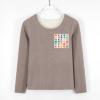 RKJVB M English Letter Thermal Underwear Set for Women Long Johns Women Base Layer Top Bottom for Cold Weather view 3