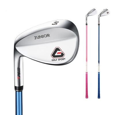Golf Sand Wedge for Children - Left Handed 56 Degree Golf Lob Wedge with Wide Sole, for Junior Golfers (Left,Age 9-12,Blue(Boys))