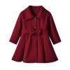 Girls Coat Baby Boys Girls Classic Button Trench Coat Jacket with Belt Toddler Double Breasted Belted Pea Coat Windbreaker (A, 18-24 Months) view 1