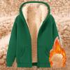yaoeye Womens Cardigan Tops Button Coat Plus Jacket Loose Winter Hooded Wool Women Plush Size Coats view 2
