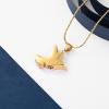 AIWENXI Pet Urns Necklaces for Ashes Hummingbird Cremation Memorial Ashes Necklaces Stainless Steel Pet Ash Pendant Keepsakes Gifts Jewelry for Men Women view 3