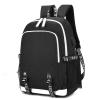 CHAIRAY Skz Canvas Backpack with USB Charging Port Hyunjin Jisung Felix Bangchan and Seungmin Knapsack view 4