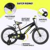 UOKAA Stylish Kids Bike for Ages 4-7 - Easy Assembly Safe & Stable Ride, 16 Inch Wheels, Vibrant Colors, Includes Training Wheels view 2