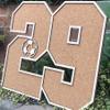 Personalized Sports Number Photo Display Board, Custom Wood Sports Team Award Pin Cork Board Sign Senior Night Gift for Sports Hockey Rugby Soccer Team view 2