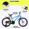 UOKAA Stylish Kids Bike for Ages 4-7 - Easy Assembly Safe & Stable Ride, 16 Inch Wheels, Vibrant Colors, Includes Training Wheels view 2