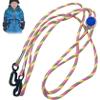 Mitten Clips for Kids Adults Adjustable Glove Clips Anti-Lost Glove Holder Clip with Buckle Connector Elastic Glove Leash Lanyard for Winter Outdoor Activities, Mitten Clips view 4