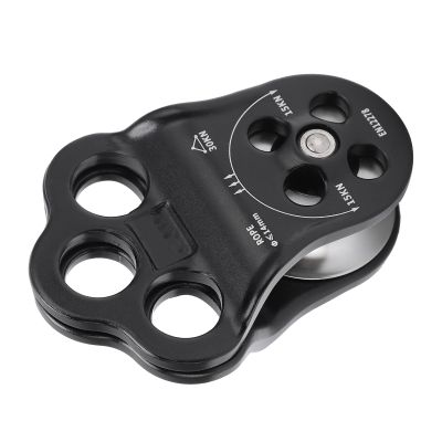 30KN Hitch Climber Pulley Equipment Dual Bearing for Rigging Hauling Arborist Tree Climbing