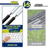 LIBERRWAY Soccer Goal 4'x 3' Portable Kids Soccer Goals for Backyard or Indoor Pop Up Soccer Net with 6 Training Cones, Carrying Bag, 8 Ground Stakes view 3