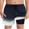 LUCOWEE Boys Black Ombre Swim Trunks Built-in Soft Shorts Lined no Chafe Amphibious Shorts Bathing Suit Sandless Stretchy Functional Drawstring Quick Dry UPF 50+ Size 7 8 view 1
