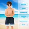 LUCOWEE Boys Black Ombre Swim Trunks Built-in Soft Shorts Lined no Chafe Amphibious Shorts Bathing Suit Sandless Stretchy Functional Drawstring Quick Dry UPF 50+ Size 7 8 view 2