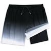LUCOWEE Boys Black Ombre Swim Trunks Built-in Soft Shorts Lined no Chafe Amphibious Shorts Bathing Suit Sandless Stretchy Functional Drawstring Quick Dry UPF 50+ Size 7 8 view 3