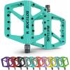 BUCKLOS Mountain Bike Pedals Bianchi Green MTB Pedals Flat and Single Lock-on Bike Handlebar Grips Ergonomic Mountain Bicycle Handle Grips view 2