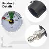 Chewtoyo Paintball Co2 Adapter, 3000Psi Pressure Gauge, Quick Connect Fill Adapter with G1/2-14 Thread for Diving & Firefighting view 4