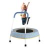 36" Kids Trampoline with Handle, Indoor Mini Trampoline for Kids, Toddlers Small Rebounder Fitness Trampoline for Indoor and Outdoor Use (Blue Forest) view 1