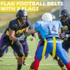 Hilhook 12-Player Flag Football Belts Set for Kids, Youth and Adult view 4