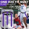 Hilhook Flag Football Belts, Sets of 12 Purple Flag Football Sets with 42 Flags for Youth, Kids and Adults Sport Team Building and Competition Training view 3