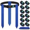 Hilhook Flag Football Belts, 12 Players Blue Flag Football Sets for Youth, Kids and Adults Competition Training and Sport Team Building view 1