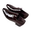 MLBEIU Leather Shoes Business Casual Spring and Autumn Breathable Men's British Korean Version Pointed Groom Wedding Shoes Oxfords(Brown,8.5) view 1