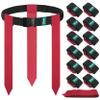 Hilhook 12-Player Flag Football Belts Set for Kids, Youth and Adult view 1
