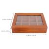 Alipis Vintage Jewelry Collection Box with Clear Lid Rustic Keepsakes Organizer for Trinkets Compartment Storage for Women and Girls view 2