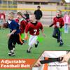 Hilhook Flag Football Belts, Sets of 12 Orange Flag Football Sets with 42 Flags for Youth, Kids and Adults Sport Team Building and Competition Training view 2