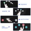 Aepiraza Sports Agility Lights Training Kit, 4 Modes Reaction Training Lights with USB Charging Sports Reaction Training Lights for Athletes, Trainers & Fitness Trainers (6 Lamp) view 2