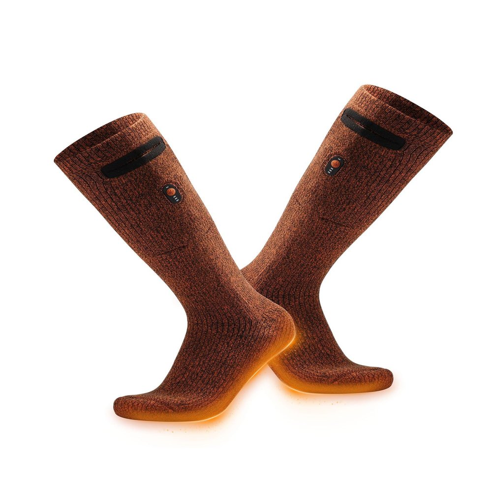 ororo Heated Socks for Men Women, Electric Socks for Cold Feet (OG,M)