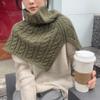 Jesscasday Scarf, Knitted Scarf False Collar Shawl For Women Neck Wrap Turtleneck Collar Scarf view 4