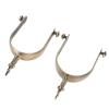 JTLB Metal Spurs, Proof Zinc Alloy Men Cowboy Spurs with Gear, Vintage Horse Spur, Simple Generous Design for Riding view 3
