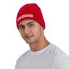 Bulk Custom Beanies for Men Women Custom Winter Hat Knit Hats Personalized Beanie Hats Skull Caps with Text Red view 4